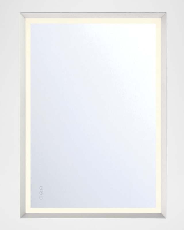 Artell 42" LED Lighted Mirror, Silver